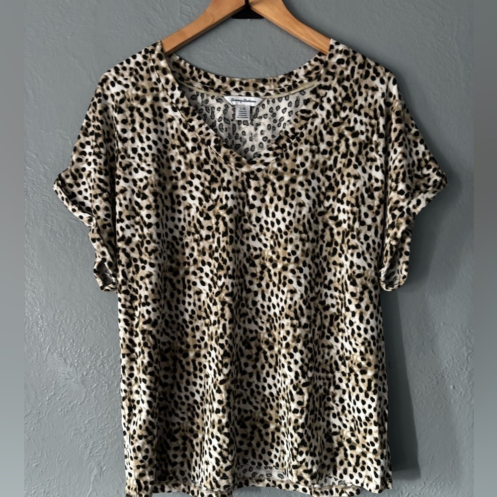 Tommy Bahama | Leopard Print Women's Top | L